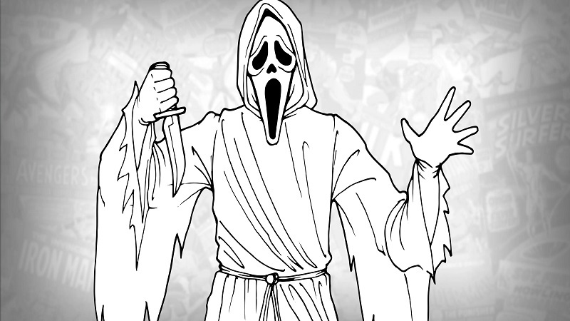 Drawing:nl2qdfgosl0= Ghostface: The Iconic Horror Villain